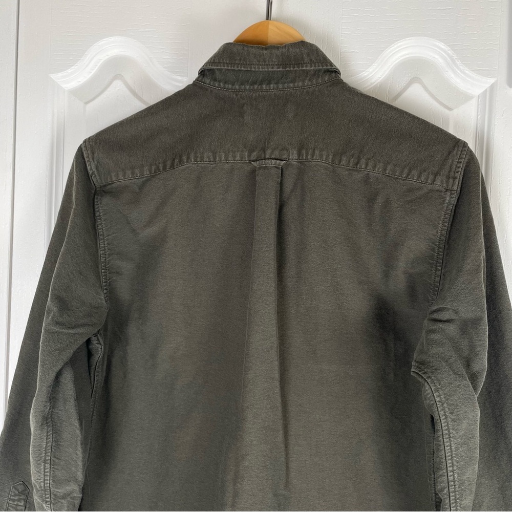 Everlane Oxford Poplin Button Up Long Sleeve Shirt Men’s M Green Classic Cotton - Picture 7 of 13